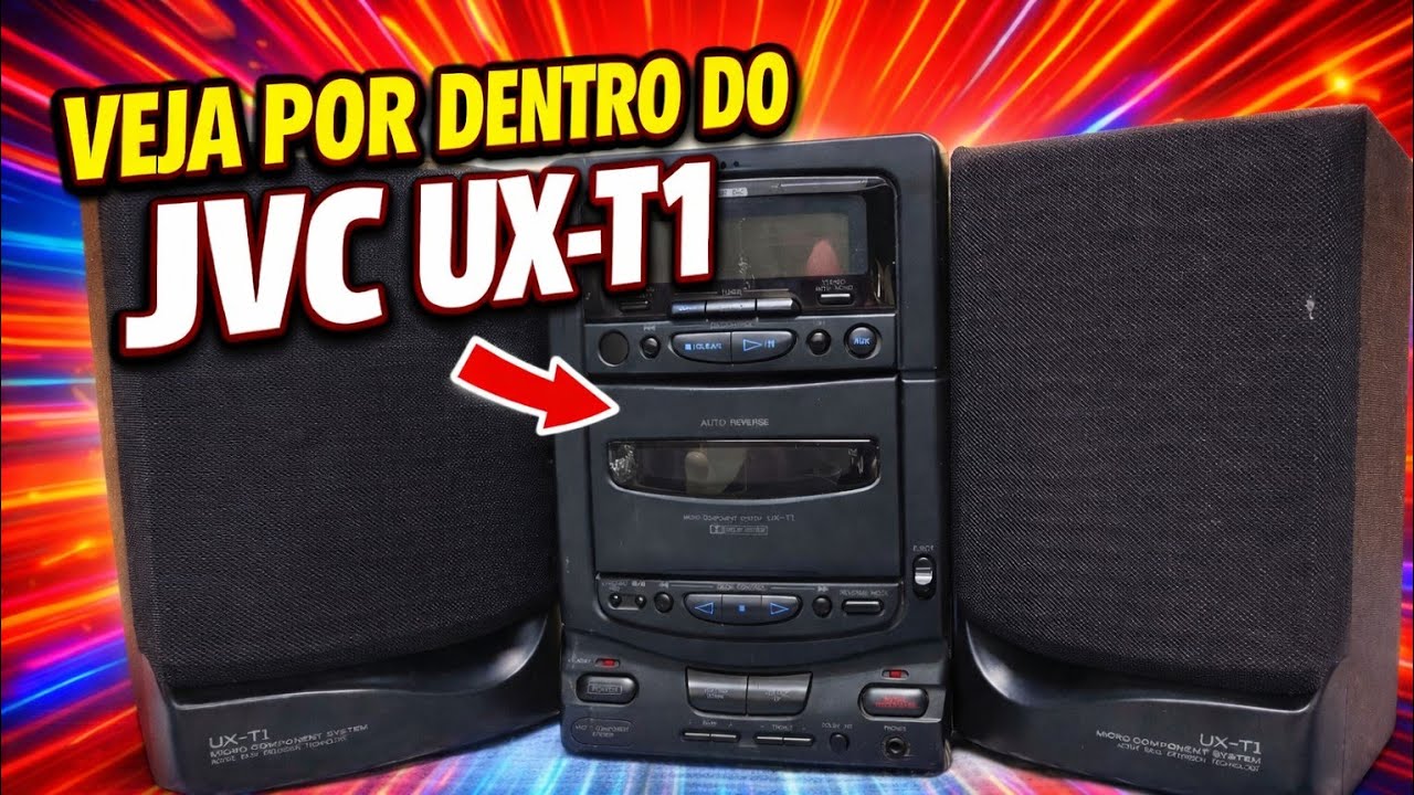 JVC UX -T1 MICRO SYSTEM VEJA POR DENTRO!