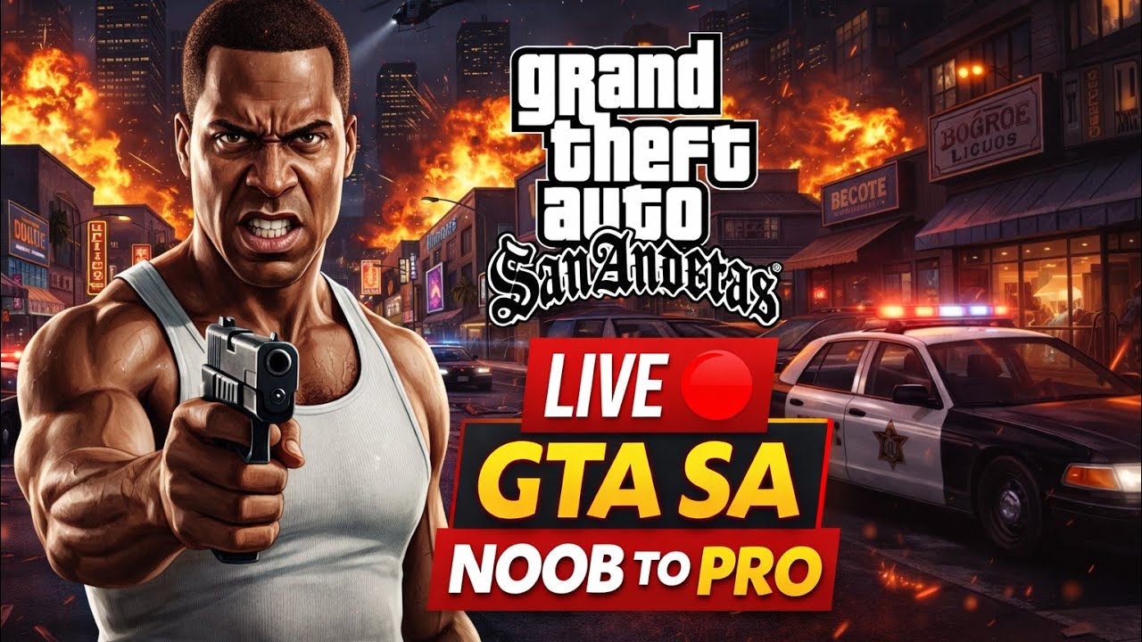 GTA San Andreas LIVE 🔴 | Story Missions & Free Roam | CJ Gameplay