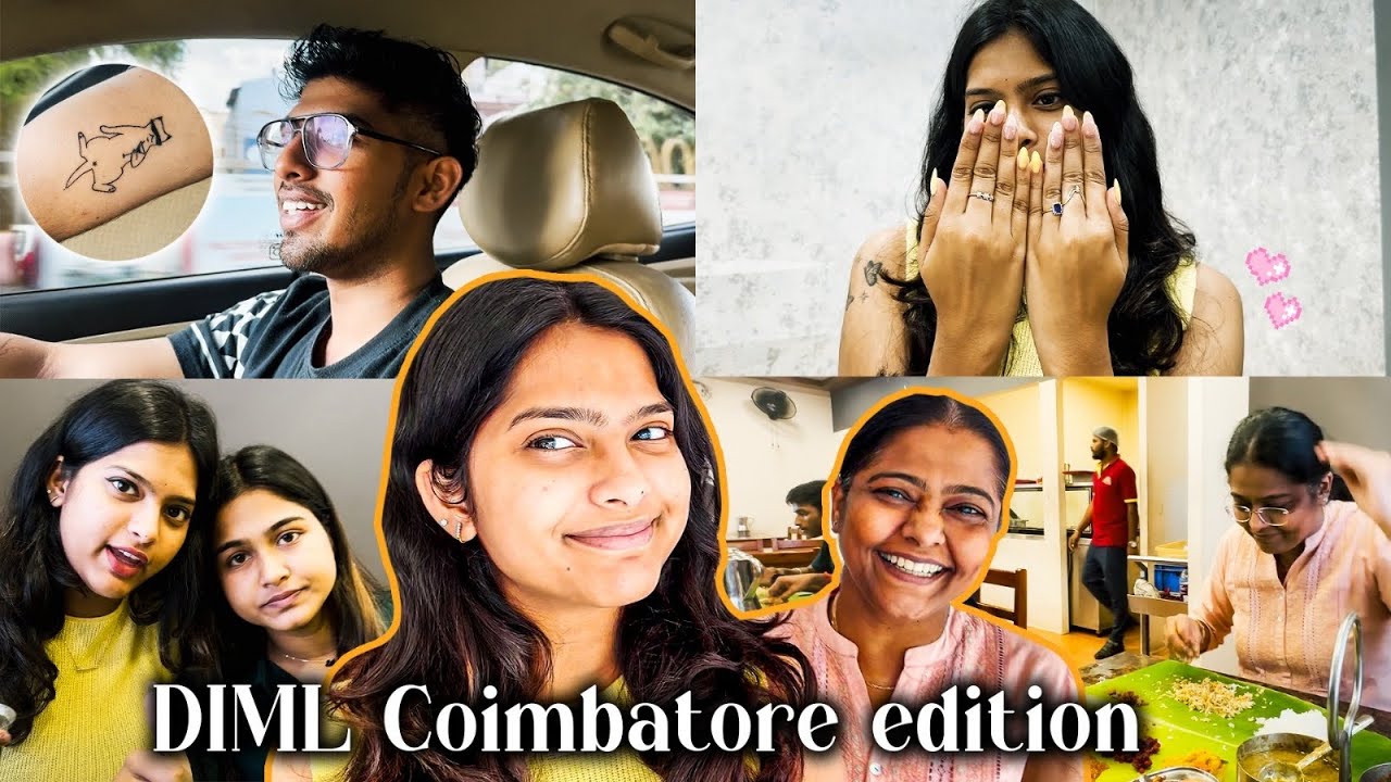 Pranav’s New Cat Kunju Tattoo 🤡✨ || Summer Nails Done & what not 🙂‍↕️|| #sneholic #vlog