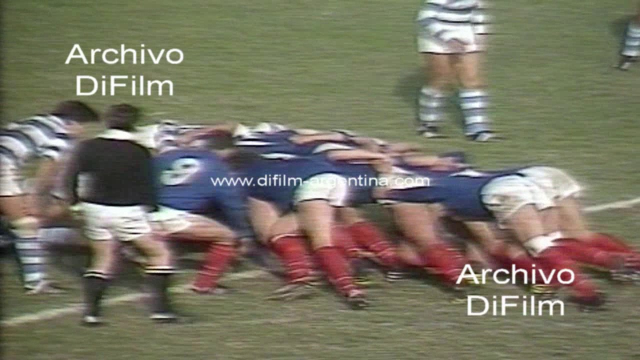 Los Pumas vs Francia en Ferro Carril Oeste - Primer Tiempo 1985