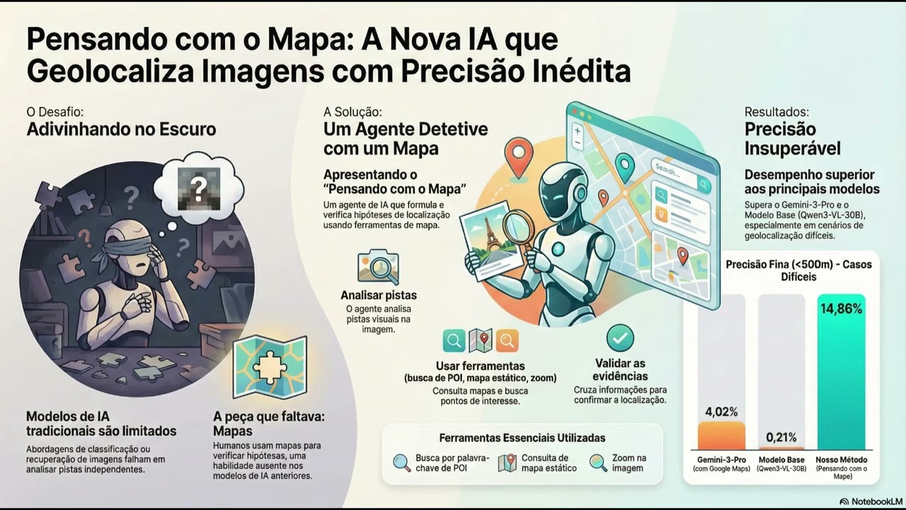 Agente com mapas para geolocalização de imagens