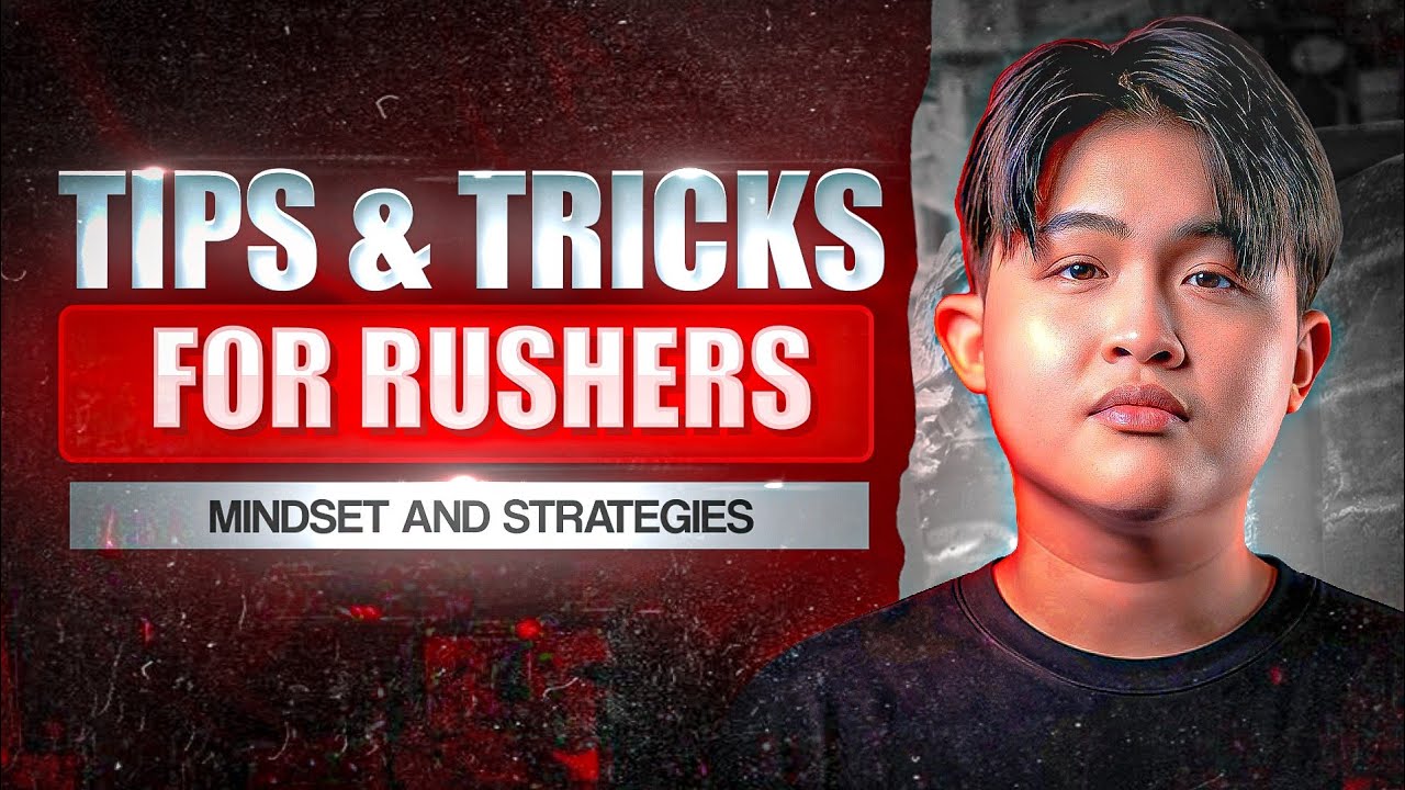 HOW TO BECOME A PERFECT RUSHER || BEST TIPS & TRICKS FOR RUSHER || MINDSET & STRATEGIES FOR RUSHER |