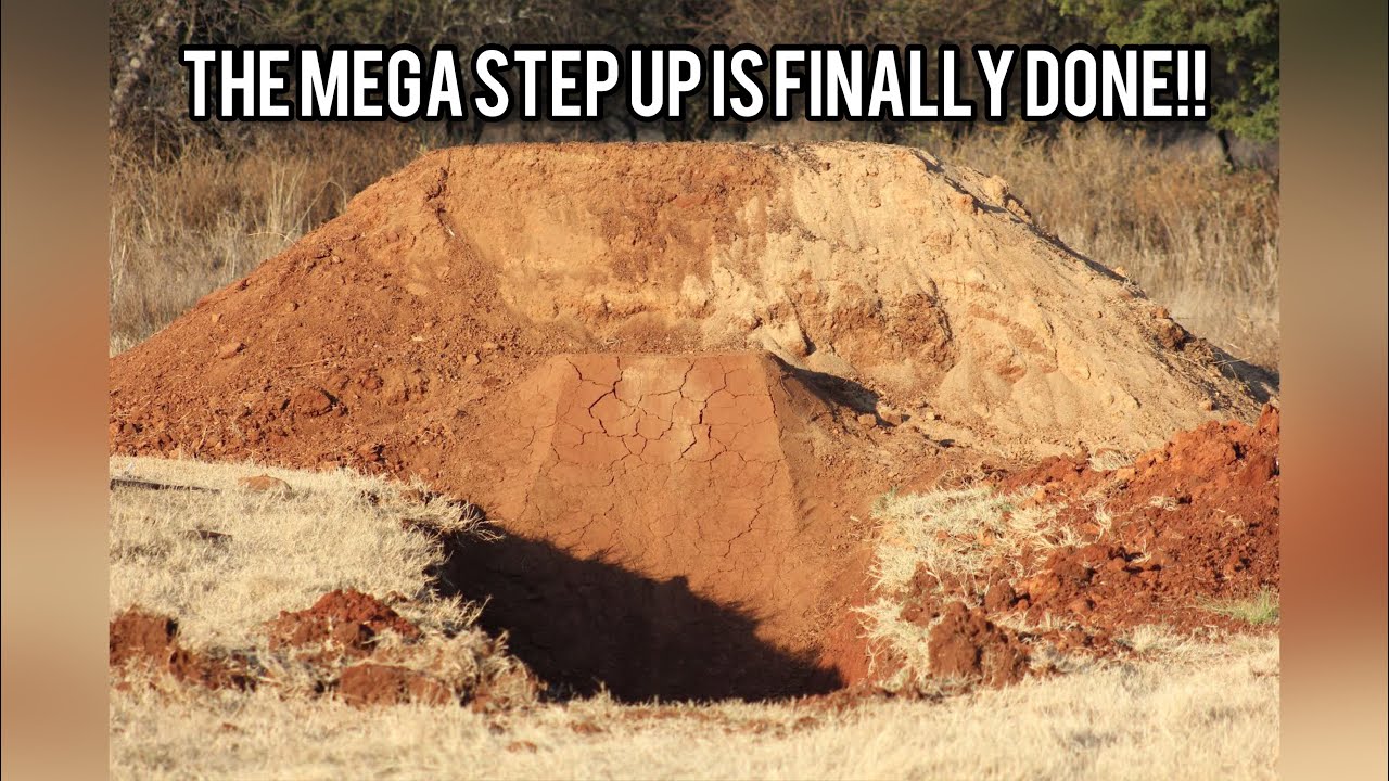 THE MEGA STEP UP! Building the jump and landing!😱😱😁