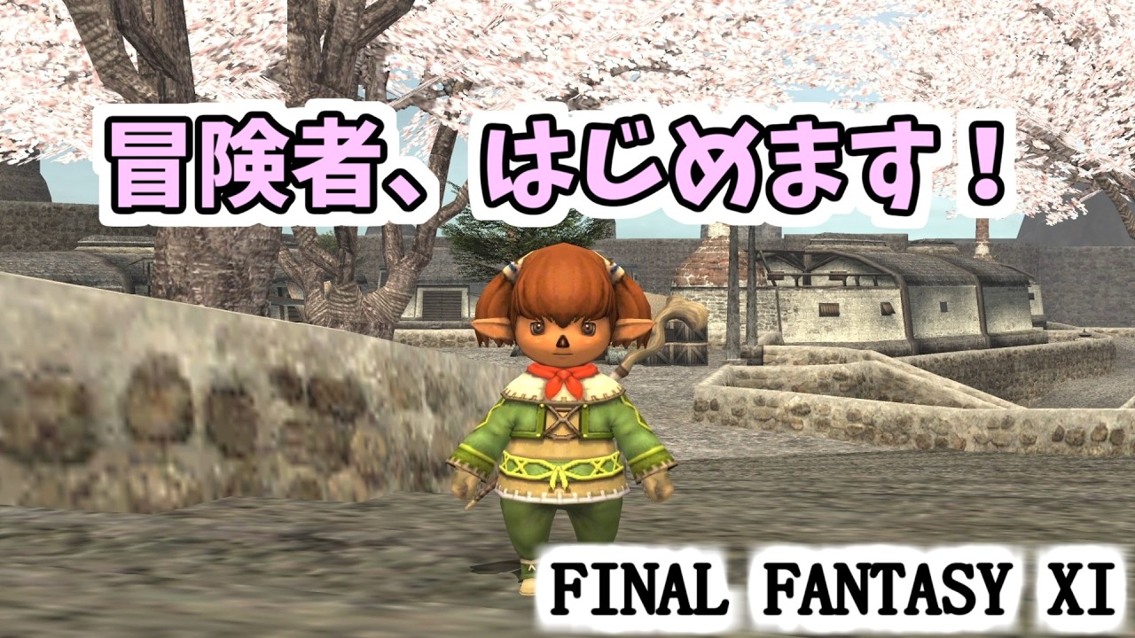 【FF11】冒険者、はじめます！１レベルからのヴァナ・ディール物語#1