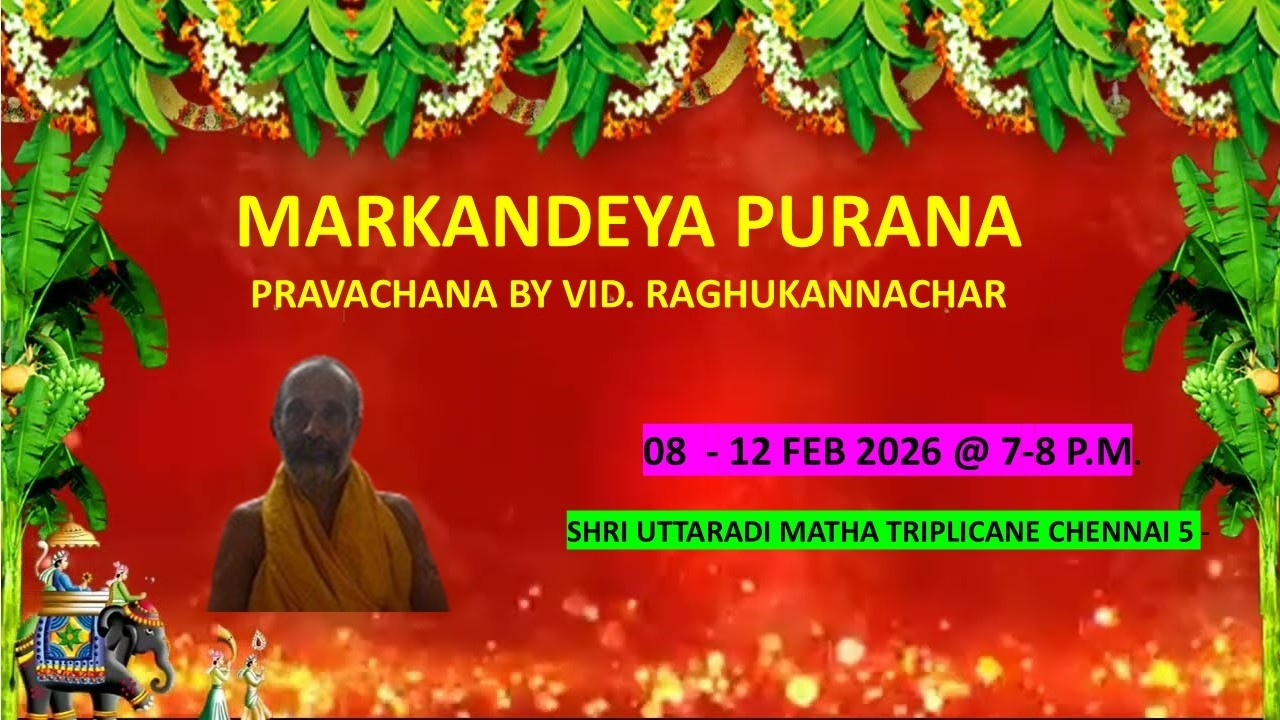 Markandeya Purana (Day 3, 10-02-2026) - Pravachana by Pt. Raghukannacharya