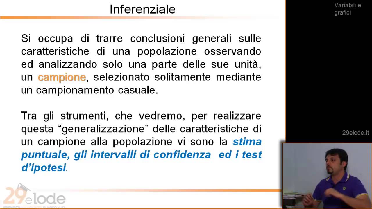 Statistica Medica - Variabili e grafici - 1di46 - YouTube - 29elode.it