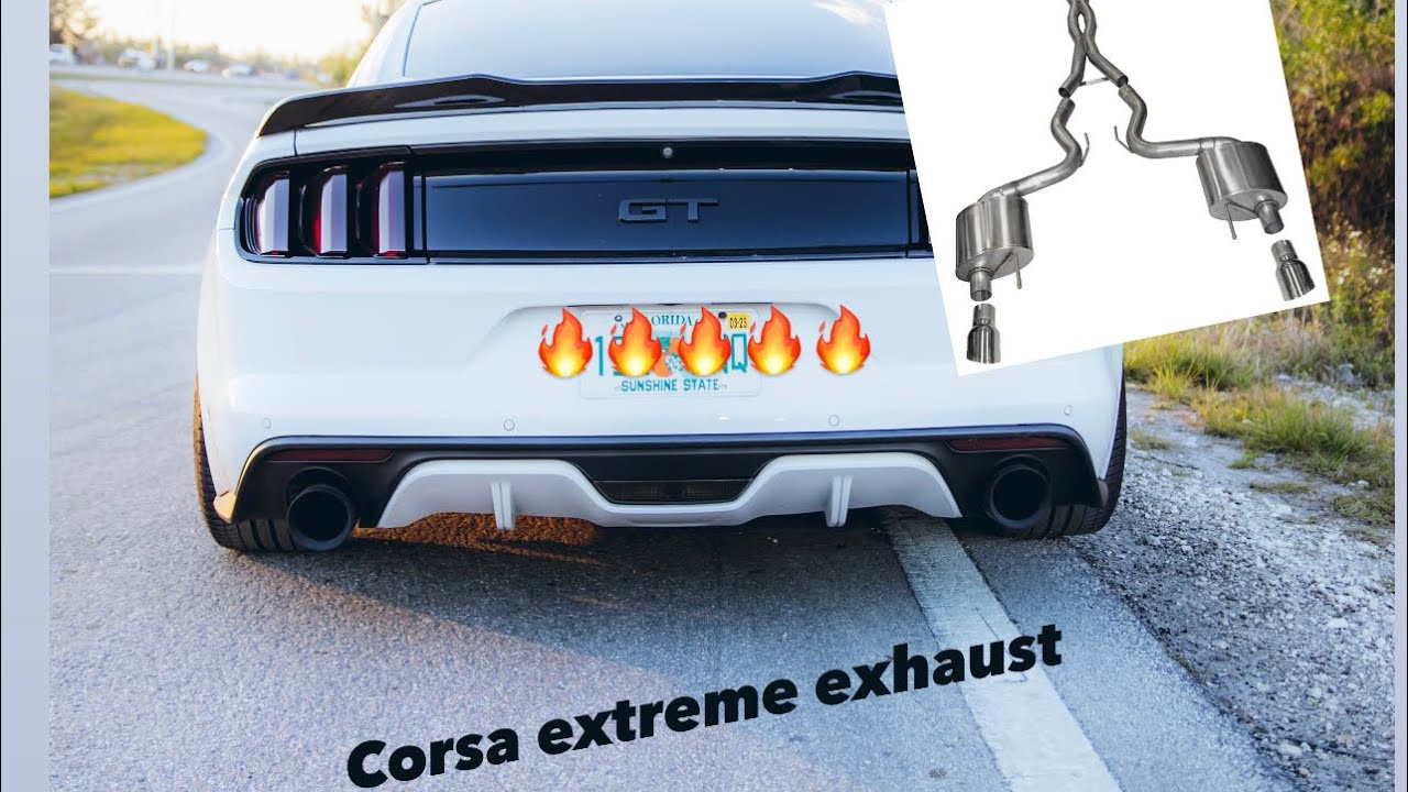 Ford mustang gt (15/17) corsa extreme catback exhaust