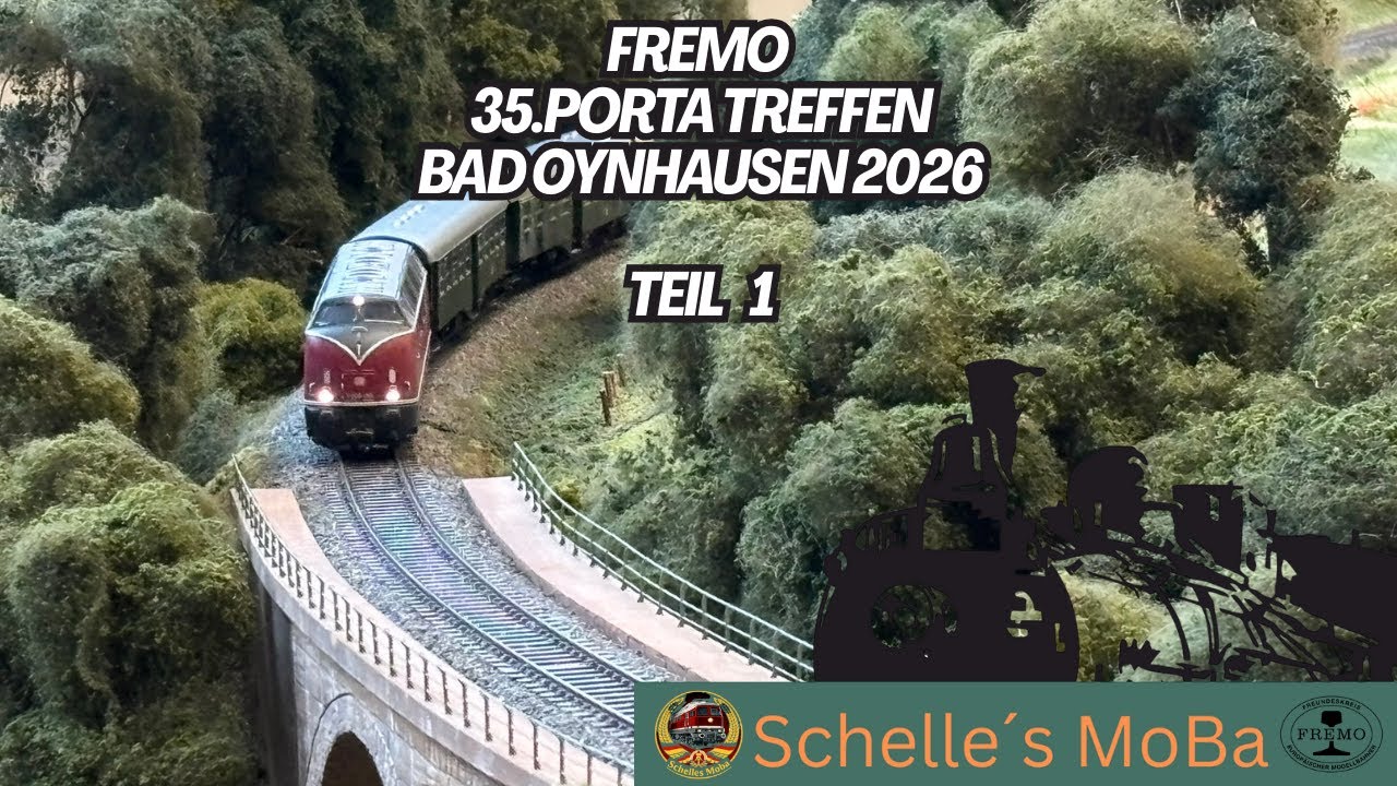 Fremo | 35. Porta Treffen in Bad Oynhausen 2026 Teil 1 | Epoche 3 | HSB Schmalspurbahn