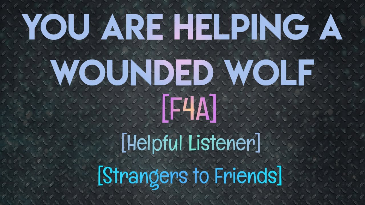 ASMR Wolf Roleplay - Helping a wounded Wolf [Reverse Comfort] [Strangers to Friends]  [Tsundere]