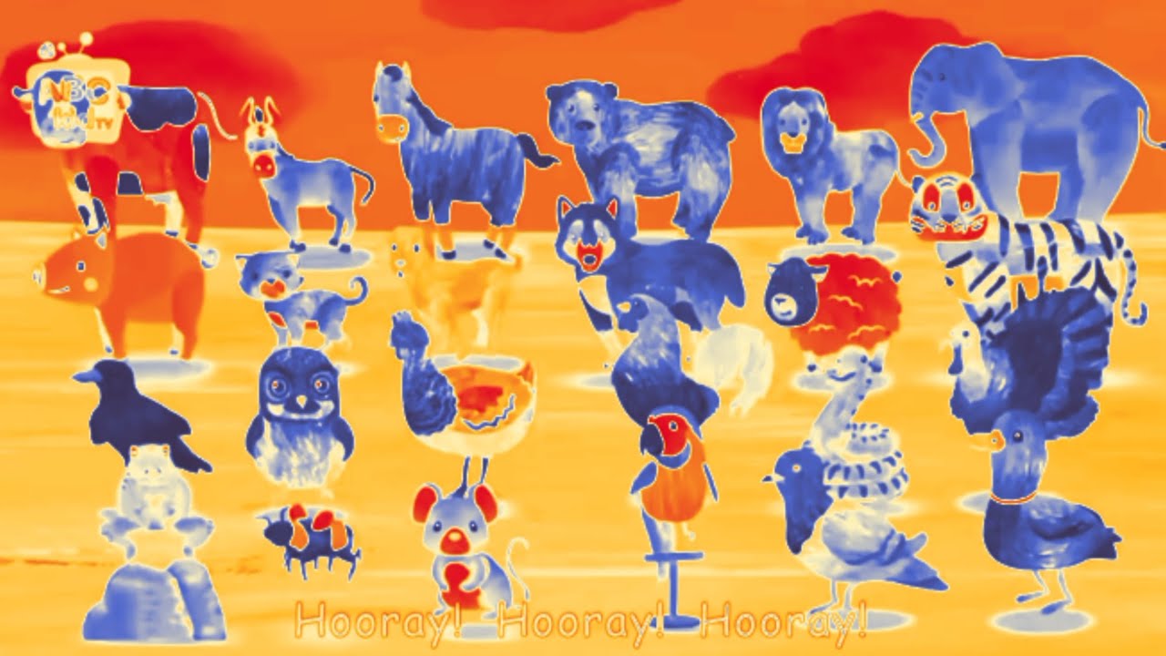 Hooray, Hooray Hooray For Animals Song || Sponsored By Gamavision Csupo Effect 