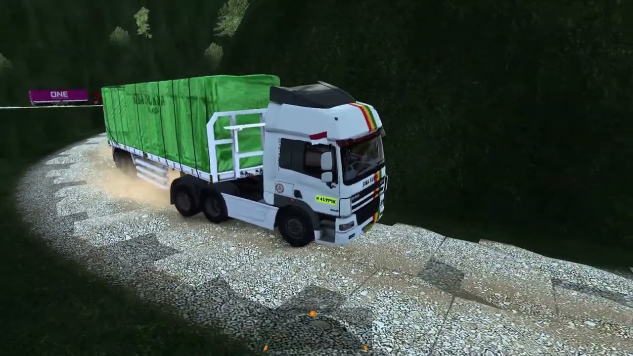 Jalanan Penuh Tantangan | Siba Surya DAF - Euro Truck Simulator 2 Indonesia
