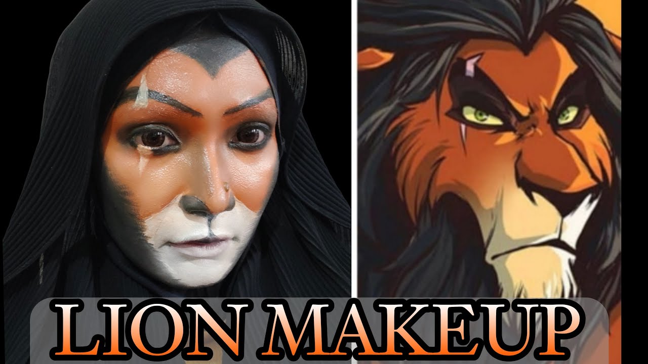 LION MAKEUP TUTORIAL || MAKEUP FANTASY