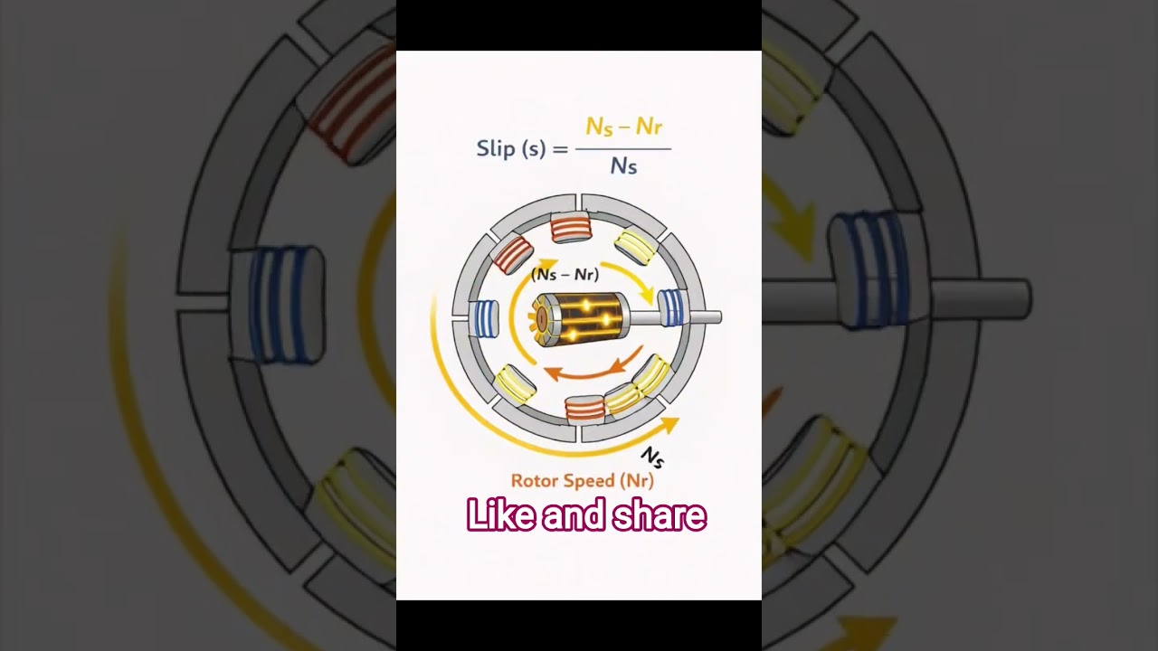 What is slip in induction motor?