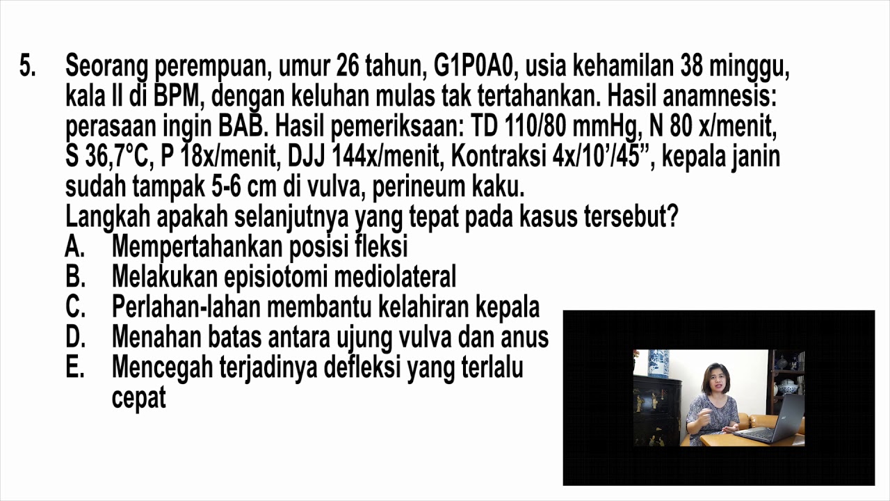 Latihan soal UKOM topik Persalinan