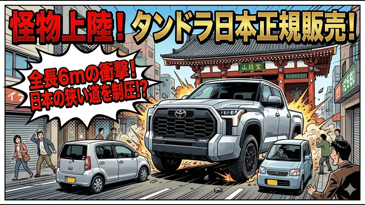 【トヨタ衝撃】タンドラ正規輸入が決定！全長6mの怪物が日本に来る「政治的理由」