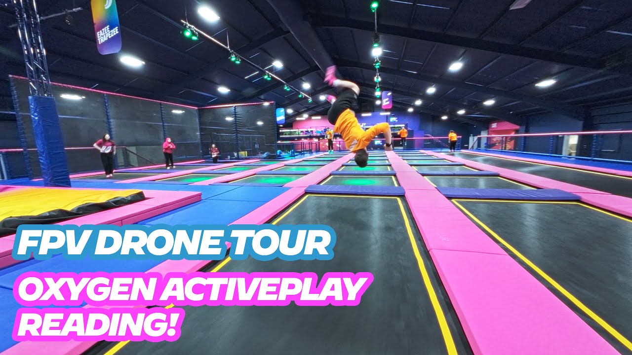 Indoor FPV drone fly-through | Oxygen Activeplay Reading