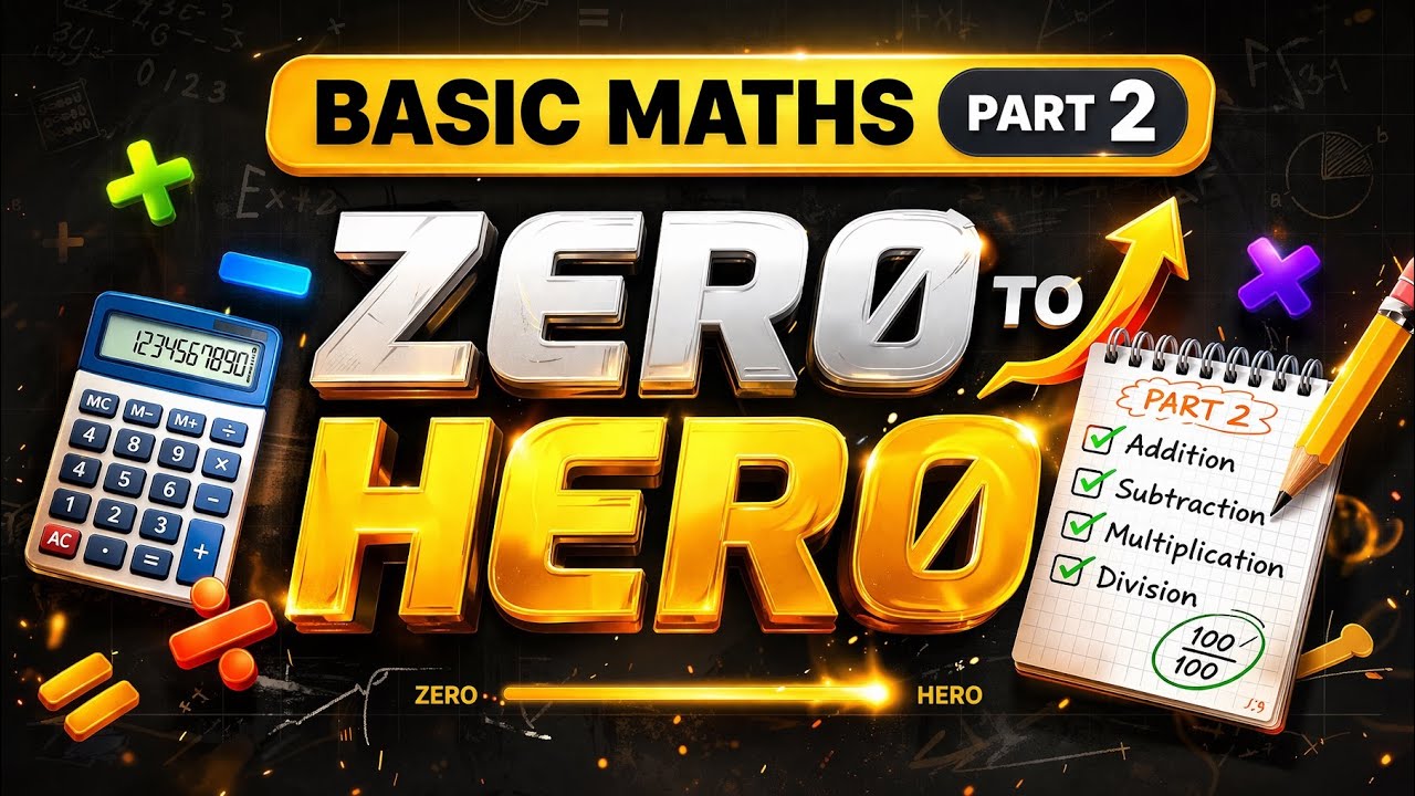 Basic maths(दशमलव संख्याओं को जोड़ना-घटाना) by A.Kumar Sir @Math Ultra 1.0