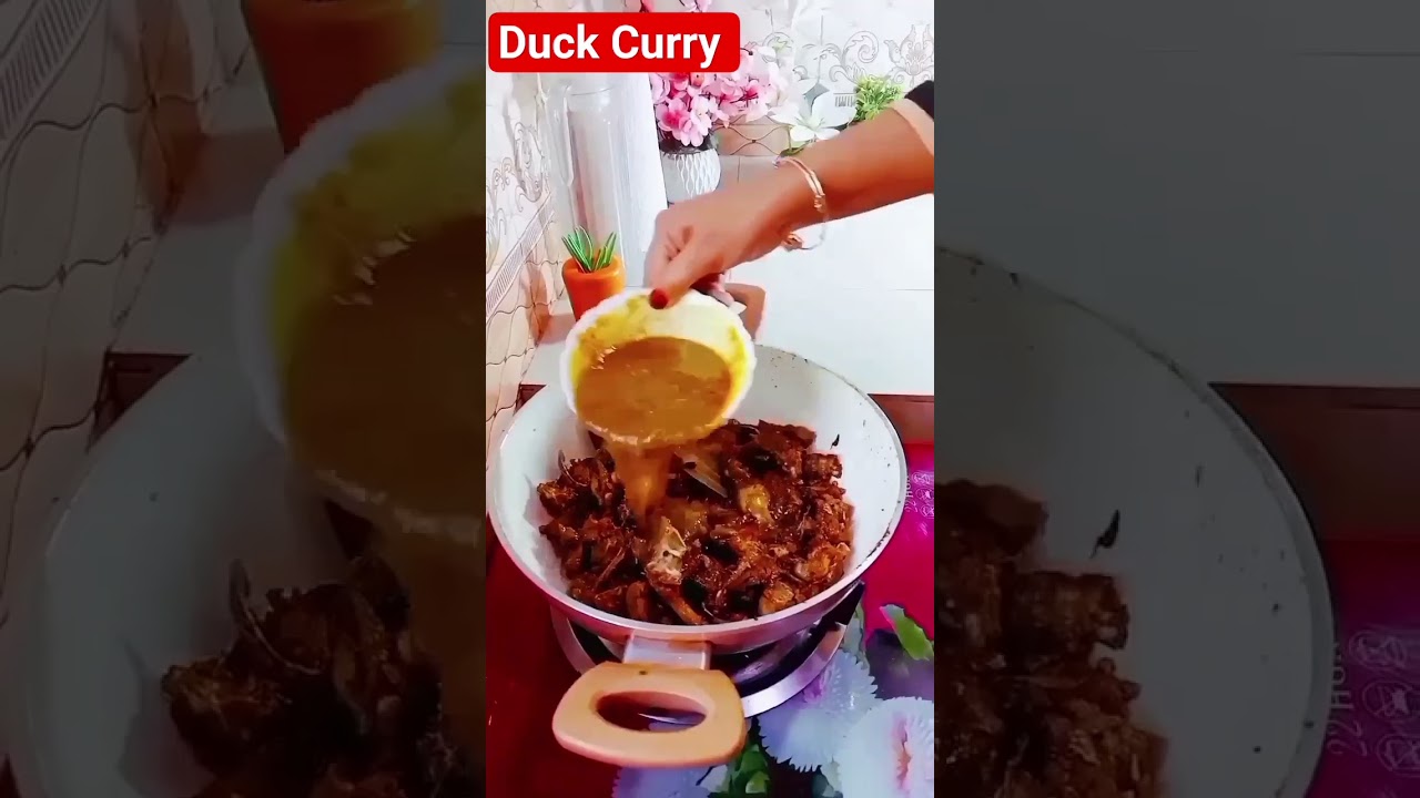 spicy Duck Curry Recipe #shortviral #yammey #viralyoutube #cooking #yummmmy #recipe