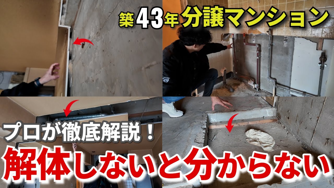 【解体直後】築古物件の構造をプロが徹底解説！これを見ればリフォームの「できる・できない」が全部分かります