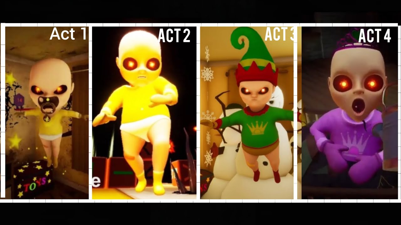 ALL CHAPTER ENDING THE BABY IN YELLOW 😱 1-4 ACT