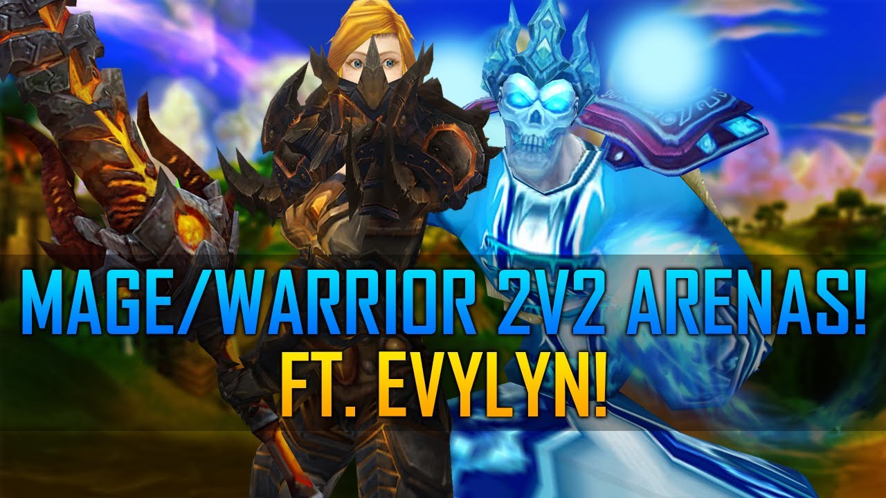 Bloodsplat | WoW Frost Mage PvP, 2v2 Arena Ft. Evylyn! (Patch 5.4.8)
