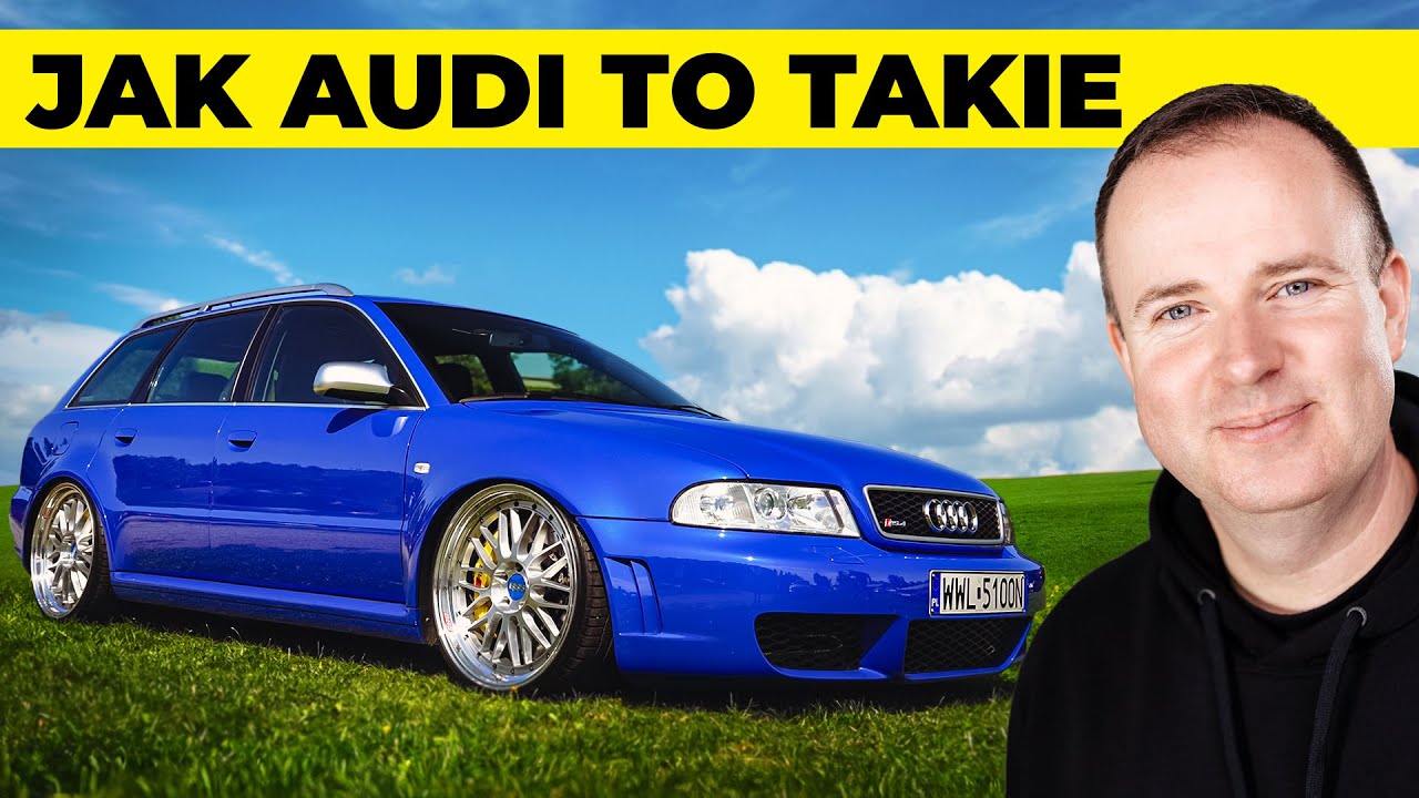 Takim Audi to mogę jeździć! Nawet na prawym! Audi RS4 B5 550KM