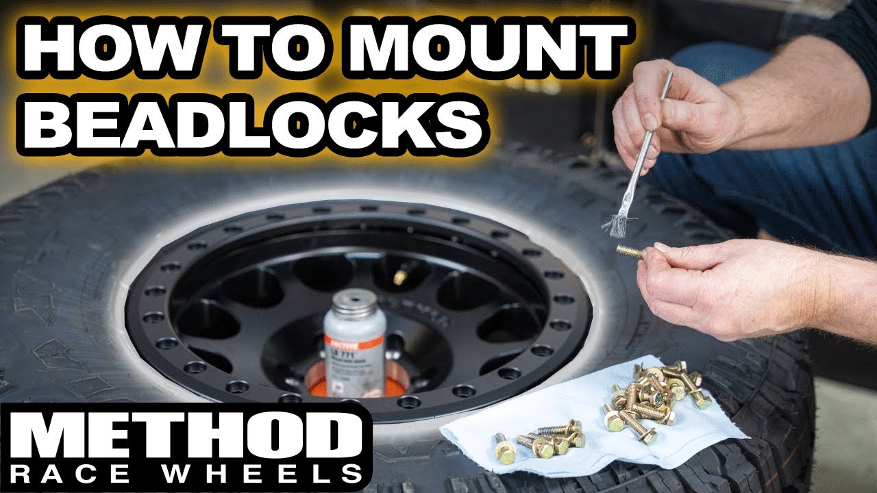 Install BeadLock Wheels like a PRO at HOME - Method 105 beadlocks