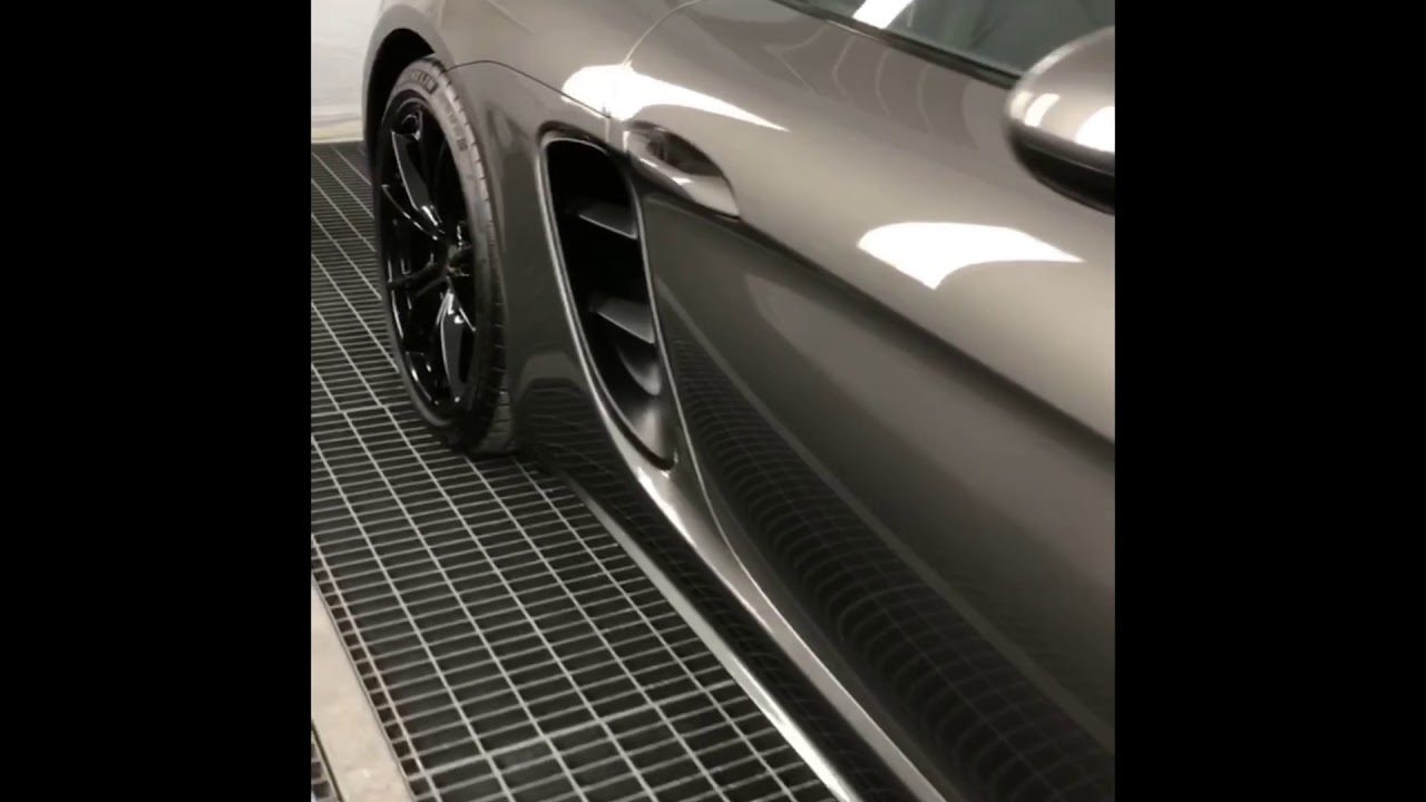 Coating Ceramic Gtechniq sur cette Porsche 718