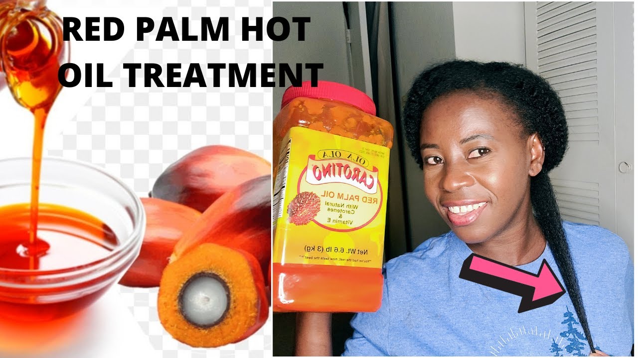 OVERNIGHT HOT OIL TREATMENT WITH RED PALM OIL FOR FASTER HAIR GROWTH|| Remedy for dry hair and scalp
