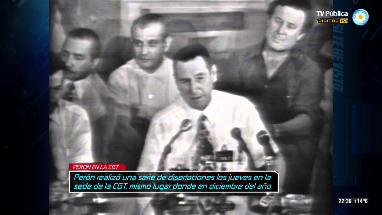 Archivo histórico - Perón en la CGT (diciembre de 1973) - (1 de 3)