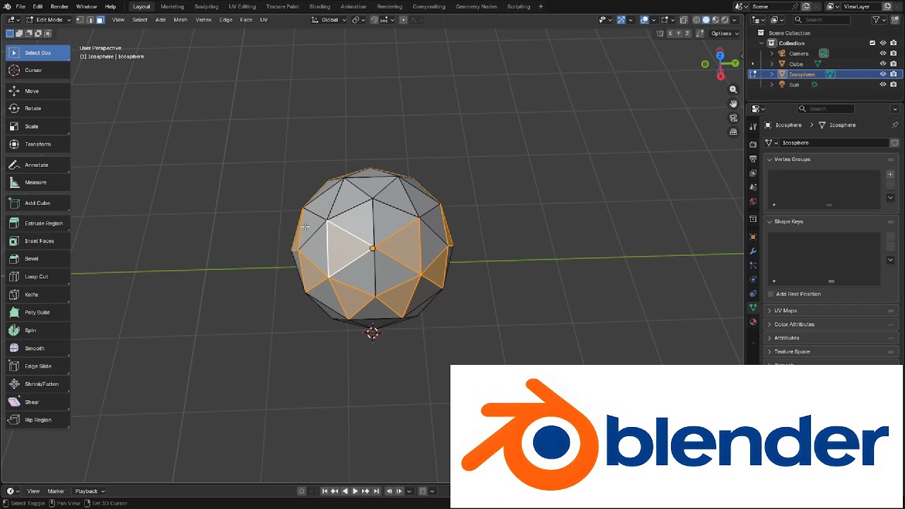 Messing With The Ico-Sphere In Blender [Unprofessional]