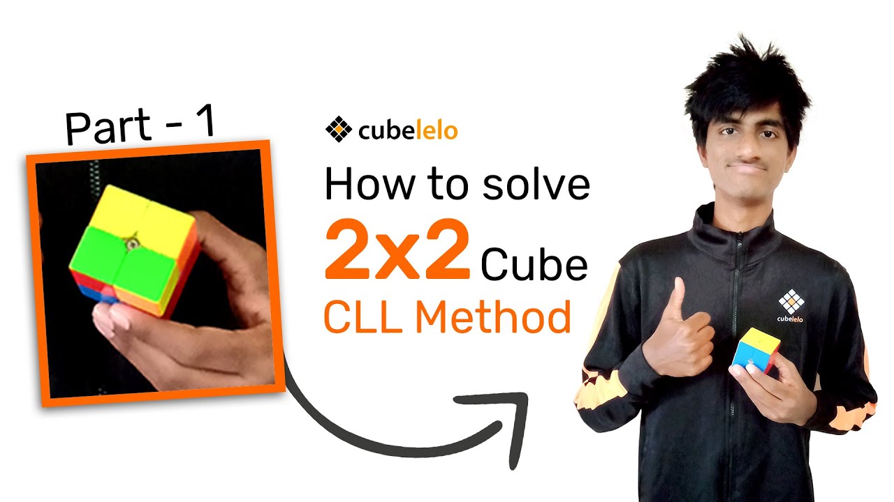 How To Solve 2x2 Cube | Part 1 | CLL Method | Akshaansh Chilakapati | Cubelelo