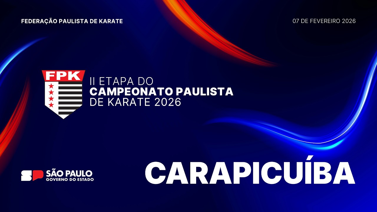 TATAMI 6 - II Etapa do Campeonato Paulista 2026