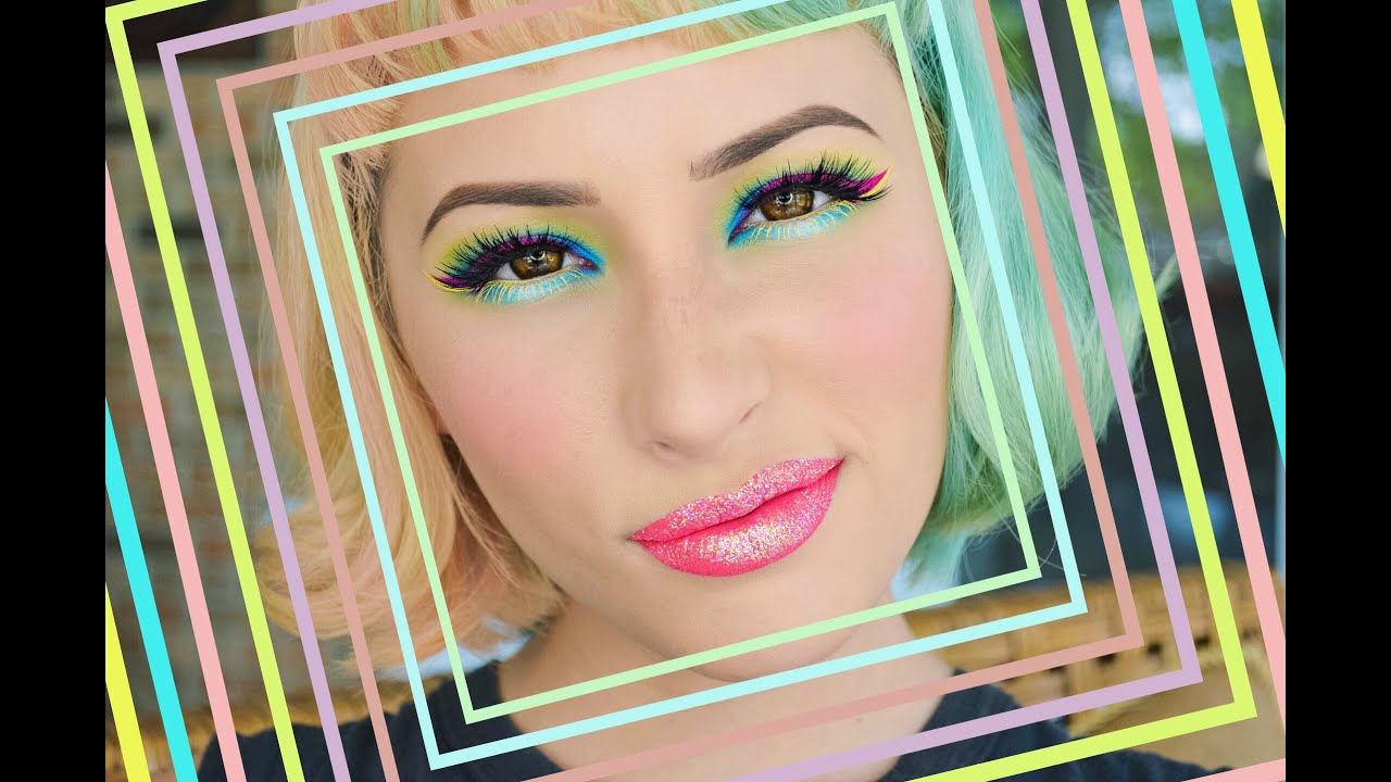 Electric Summer Makeup Tutorial