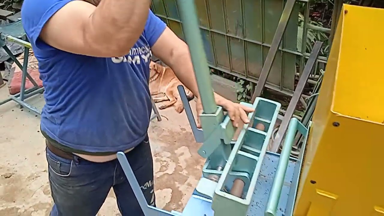 Prensa Manual para Bloque convencional de Hormigón