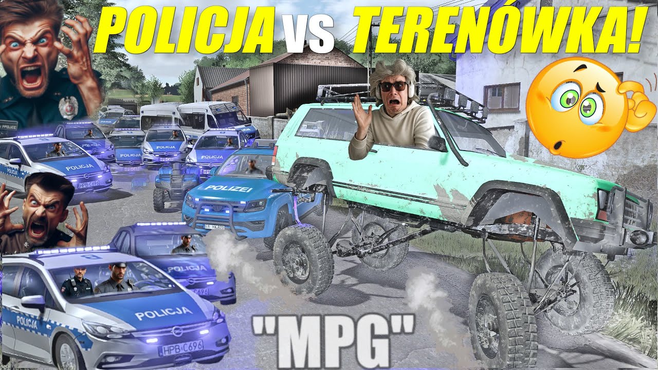 😨TERENÓWKA vs POLICJA!😱-Tak łatwo NIE BYŁO NIGDY!   