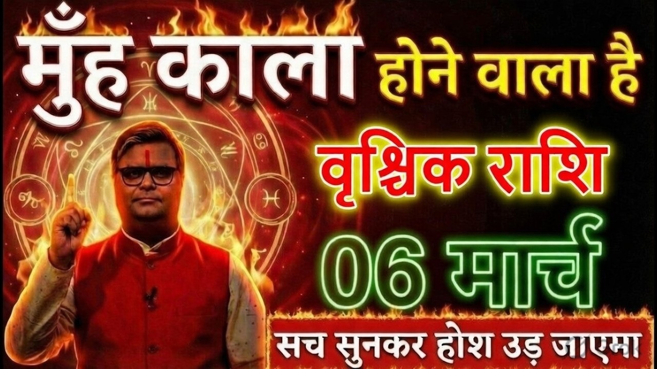 वृश्चिक राशि 03 मार्च 2026 मुँह काला होने वाला है सच सुनकर होश उड़ जाएगा।@vrischikrashi