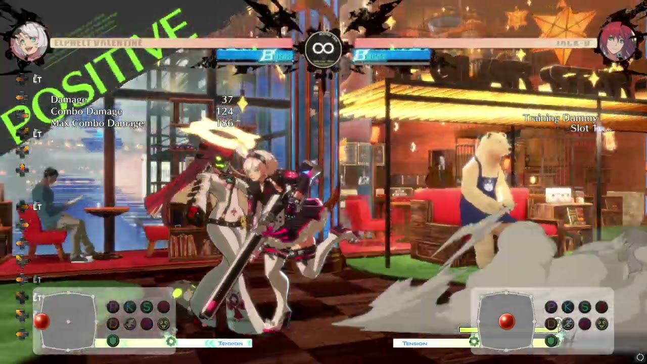 Elphelt Valentine simple 75% health (most of the time) combo
