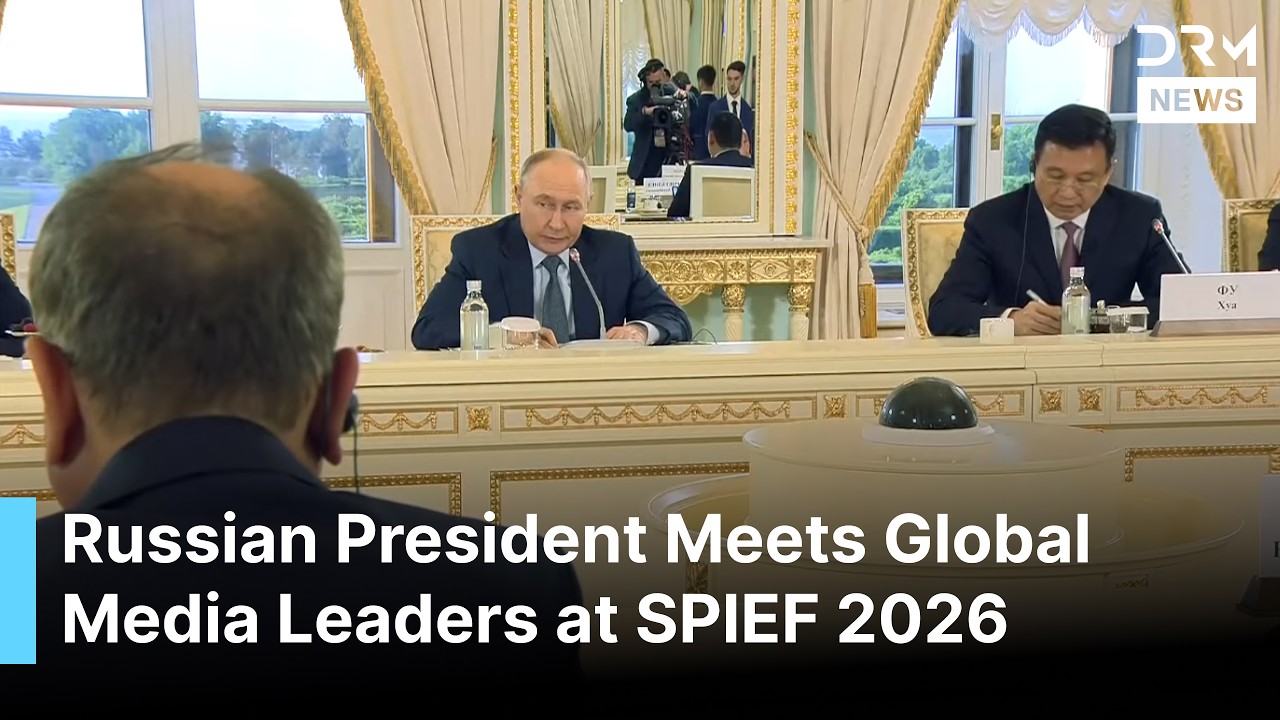 WATCH: Putin Meets Foreign Media Editors at SPIEF 2026 Amid Iran, Ukraine Wars | AC1G