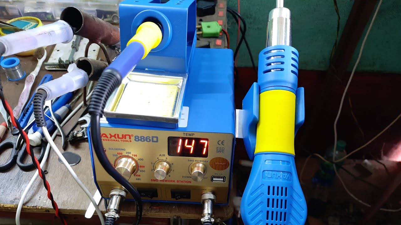 Yaxun 886d SMD blower unboxing