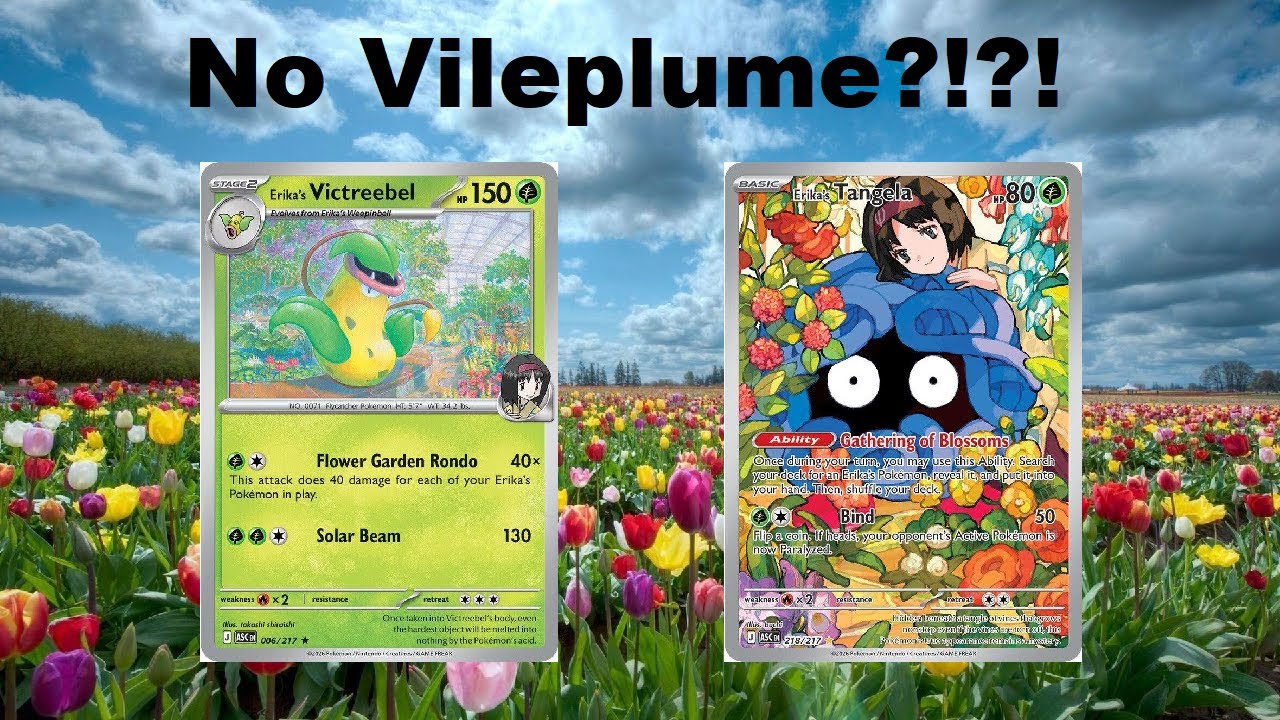Out Of The Way Vileplume! - Erika's Victreebel - Standard - PTCG Live -