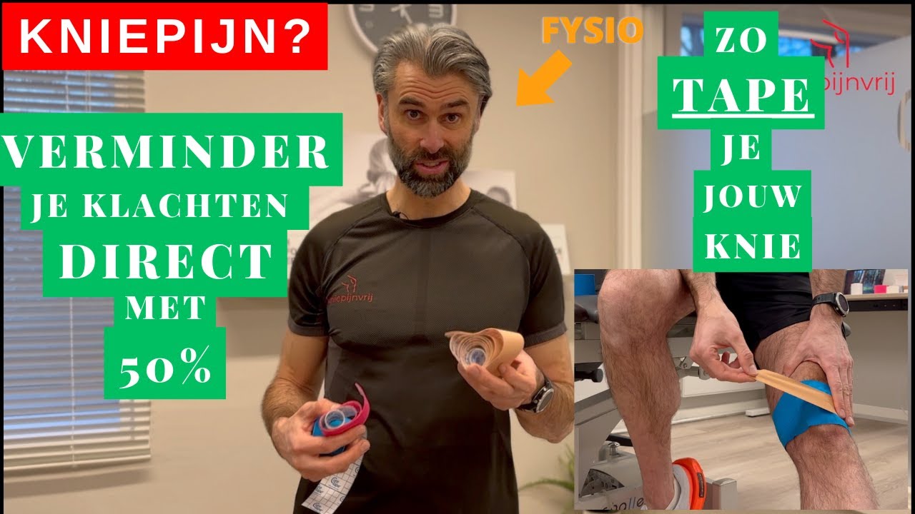 Direct Minder Kniepijn: Zo Tape Je Jouw Knie op de Juiste Manier!