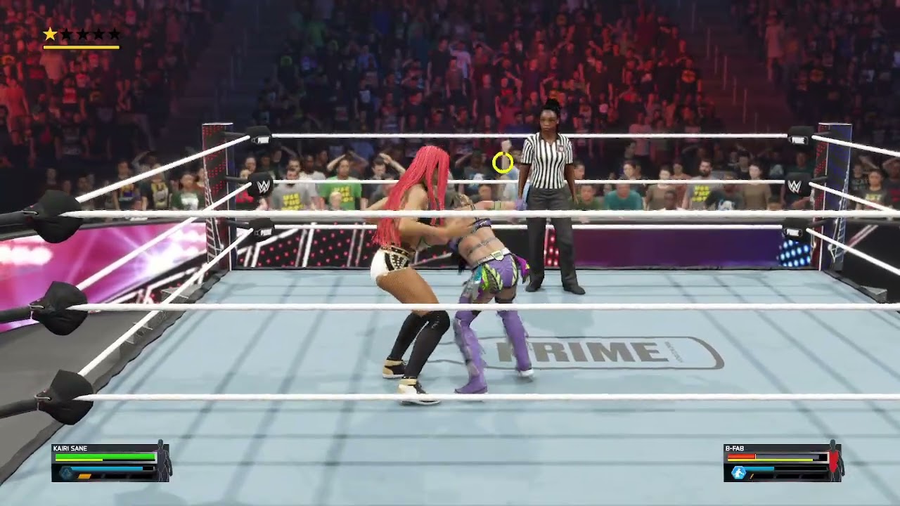 wwe 2k25 bfab vs kairi sane