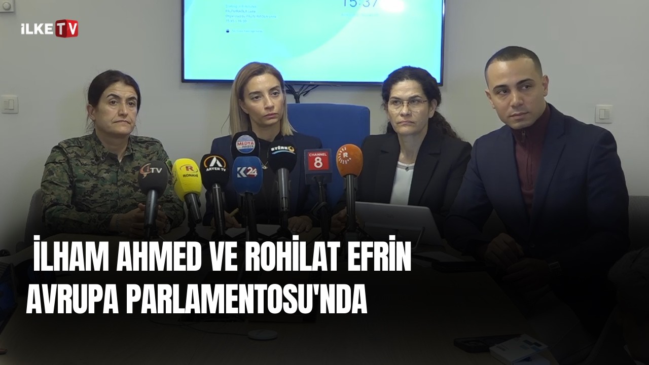 #CANLI - İlham Ahmed Avrupa Parlamentosu'nda
