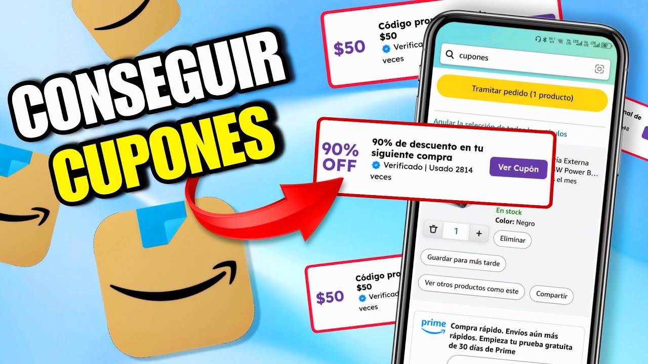 C&oacute;mo CONSEGUIR CUPONES para AMAZON (2026) Cupones de Descuento