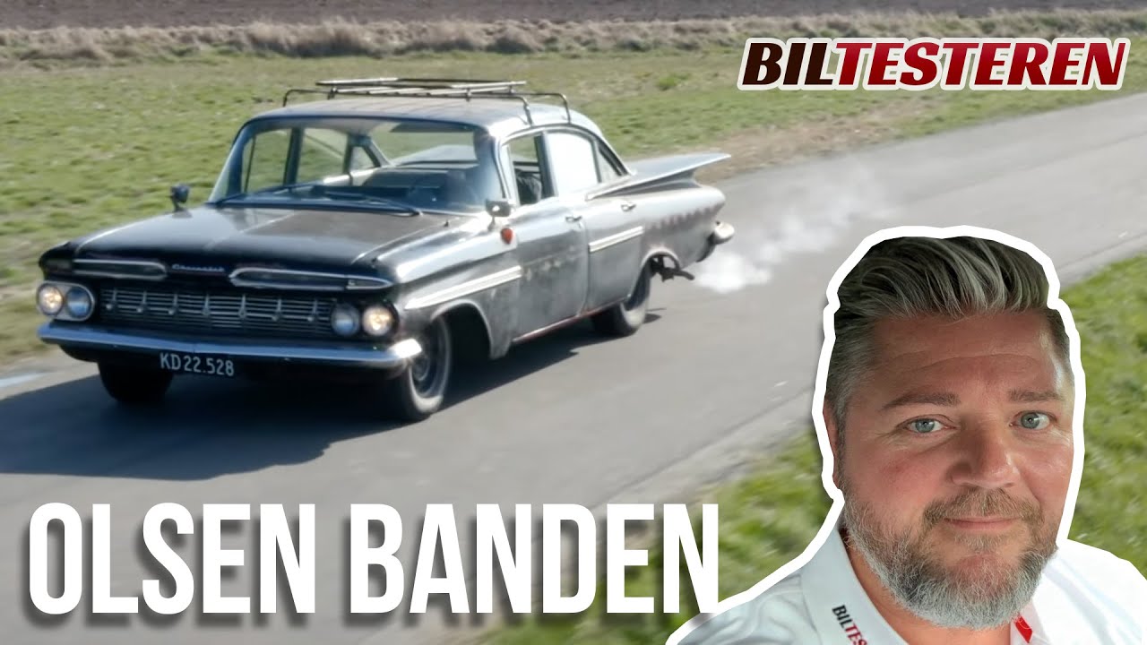 På tur i bilen fra Olsen-banden! (Hyggevideo)