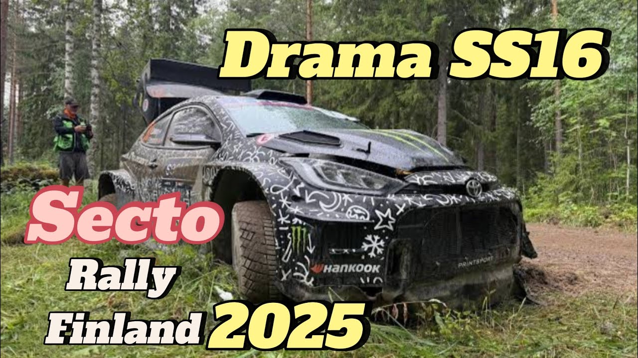 WRC Secto Rally Finland 2025 | Drama SS16 Formaux & Neuville