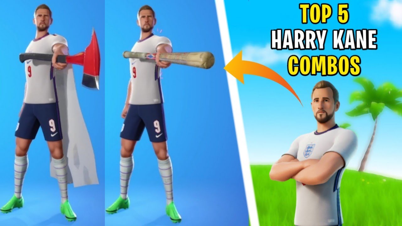 The Best TRYHARD Harry Kane Skin Combos in Fortnite!