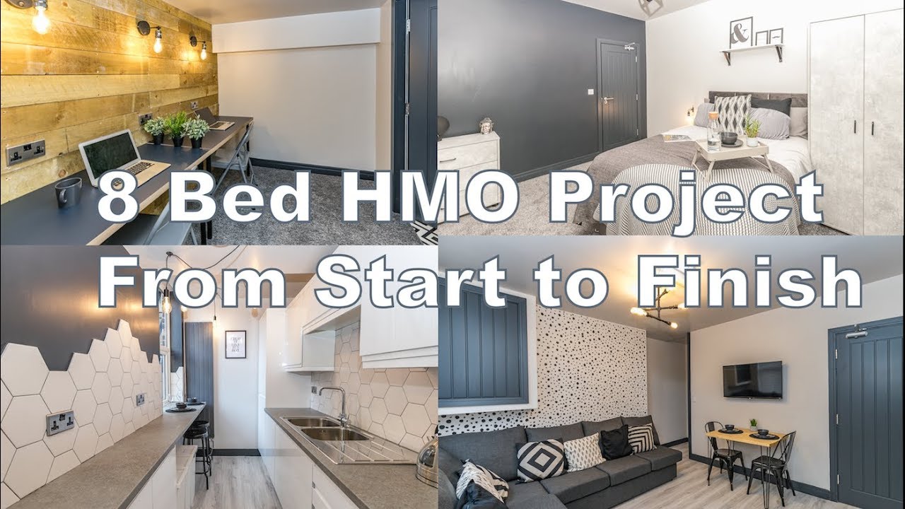 8 Bed HMO Commercial Conversion Project- From Start to Finish!
