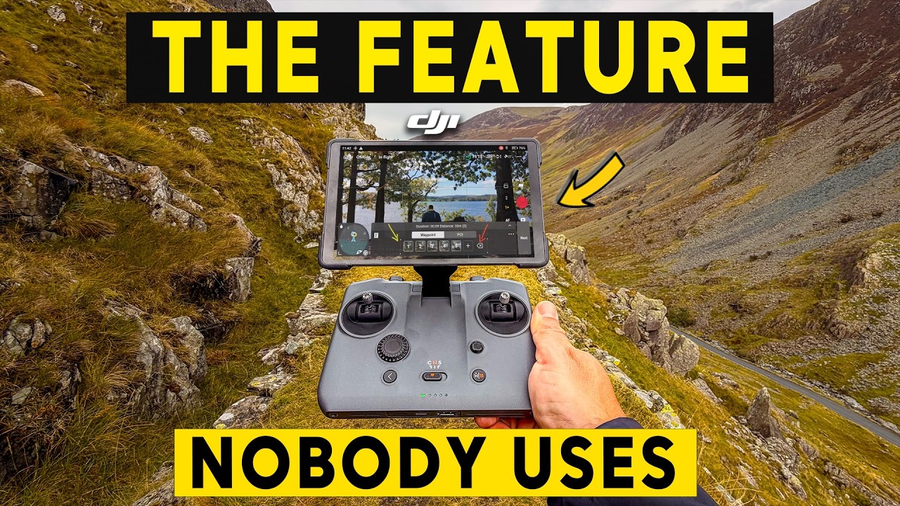 DJI Mini 5 Pro &mdash; КАК ИСПОЛЬЗОВАТЬ МАРШРУТНЫЕ ТОЧКИ! Mini 4 Pro / Air 3S / Mavic 4 Pro